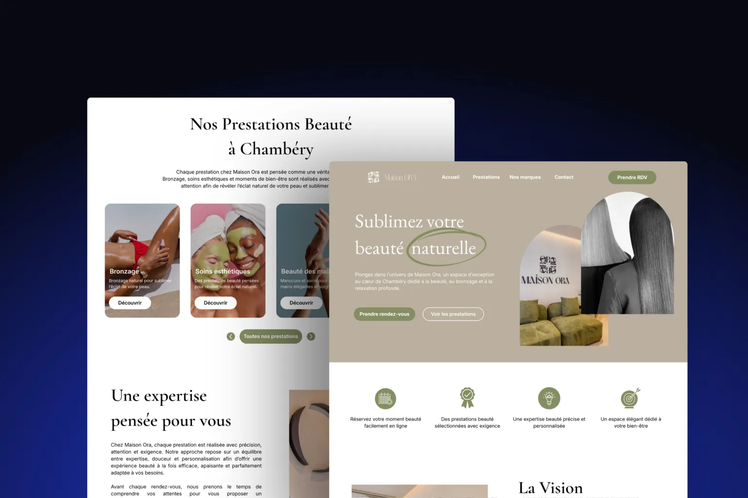 Aperçu du site La Maison ORA